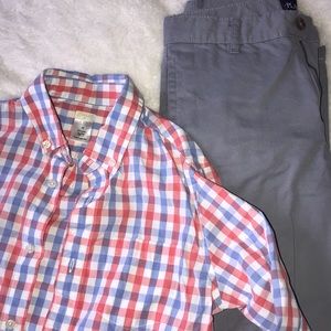 Crewcuts by jcrew plaid button down